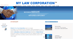 Desktop Screenshot of mylaw.com