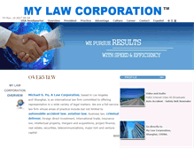 Tablet Screenshot of mylaw.com